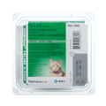 Nobivac® Feline 2-FeLV,"Clear plastic tray with green label and cat image"