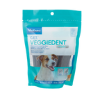 C.E.T.® VeggieDent® Fr3sh,"Teal stand-up pouch with dog image on front"