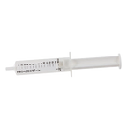 Semen Safe All Plastic Sterile Syringes Luer Slip Tip,"Clear plastic syringe, side view"