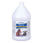 Doc Roy's® Forti Cal™ Liquid,"Gallon jug with front label showing horse, calf, dog, and cat"
