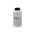 Doble-11 Semen Shipping/Storage Tank,"Silver cylindrical tank with black cap"