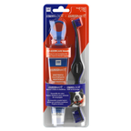 Paw Ready Oral Care Bundle,"Blister pack with dog toothbrush, toothpaste tube, and bite block"