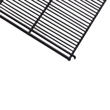 Midwest® Puppy Playpen,"Black wire panel corner detail"
