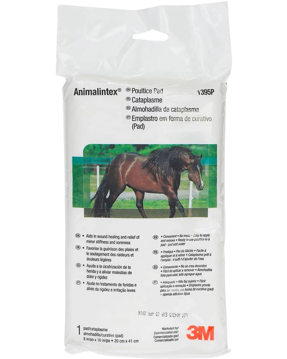 Animalintex® Treatment Poultice Pads,"Single poultice pad in clear sealed plastic pouch"