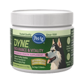 PetAg Dyne Soft Chews Endurance & Vitality,"White supplement jar with green label and dog illustration"