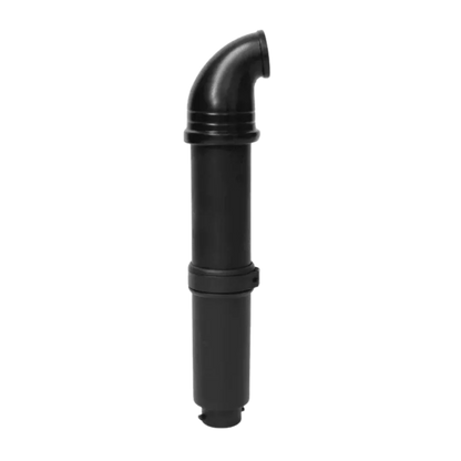 Movable Dryer Stand for Duo-Surge Dryer by Waggz,"Black curved pipe attachment with elbow bend"