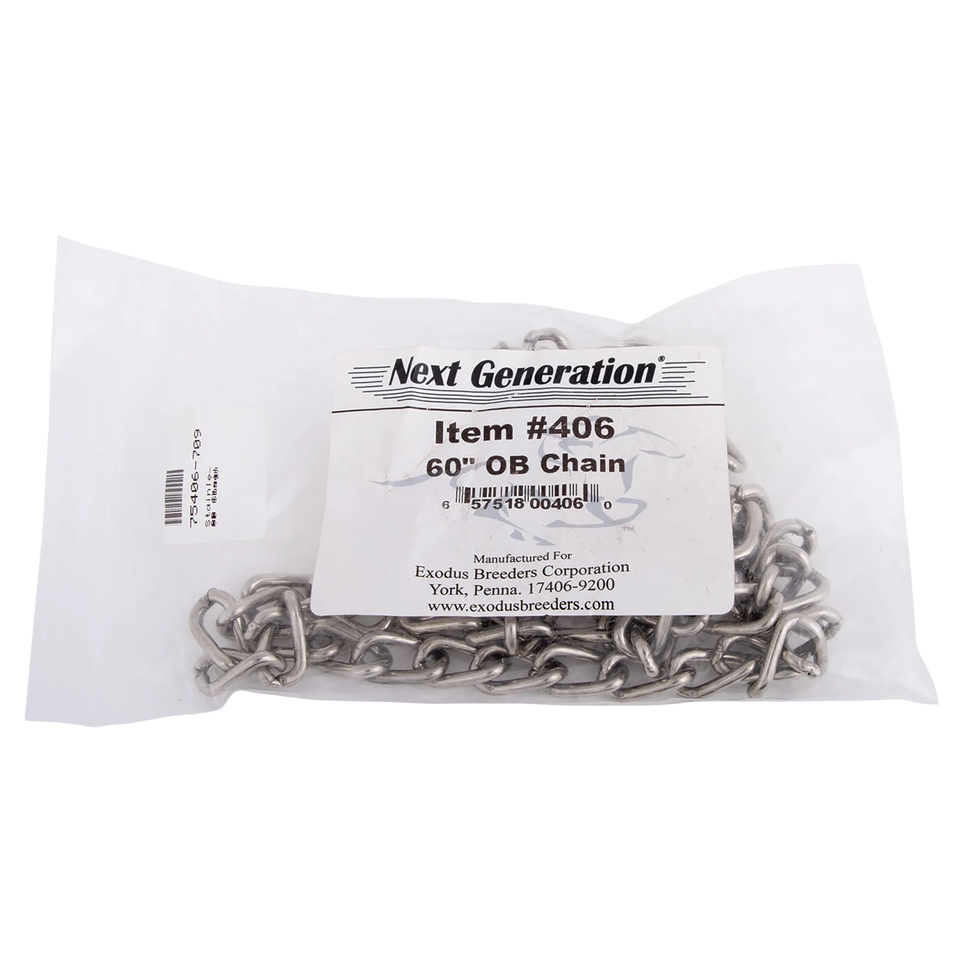 OB Chain,"Silver metal chain in clear plastic bag"