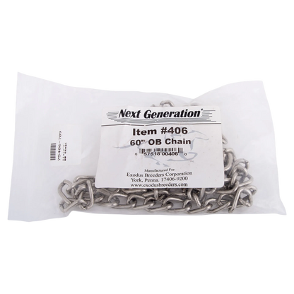 OB Chain,"Silver metal chain in clear plastic bag"