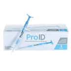 ProID® ISO Microchips,"Blue syringe applicator on product box"