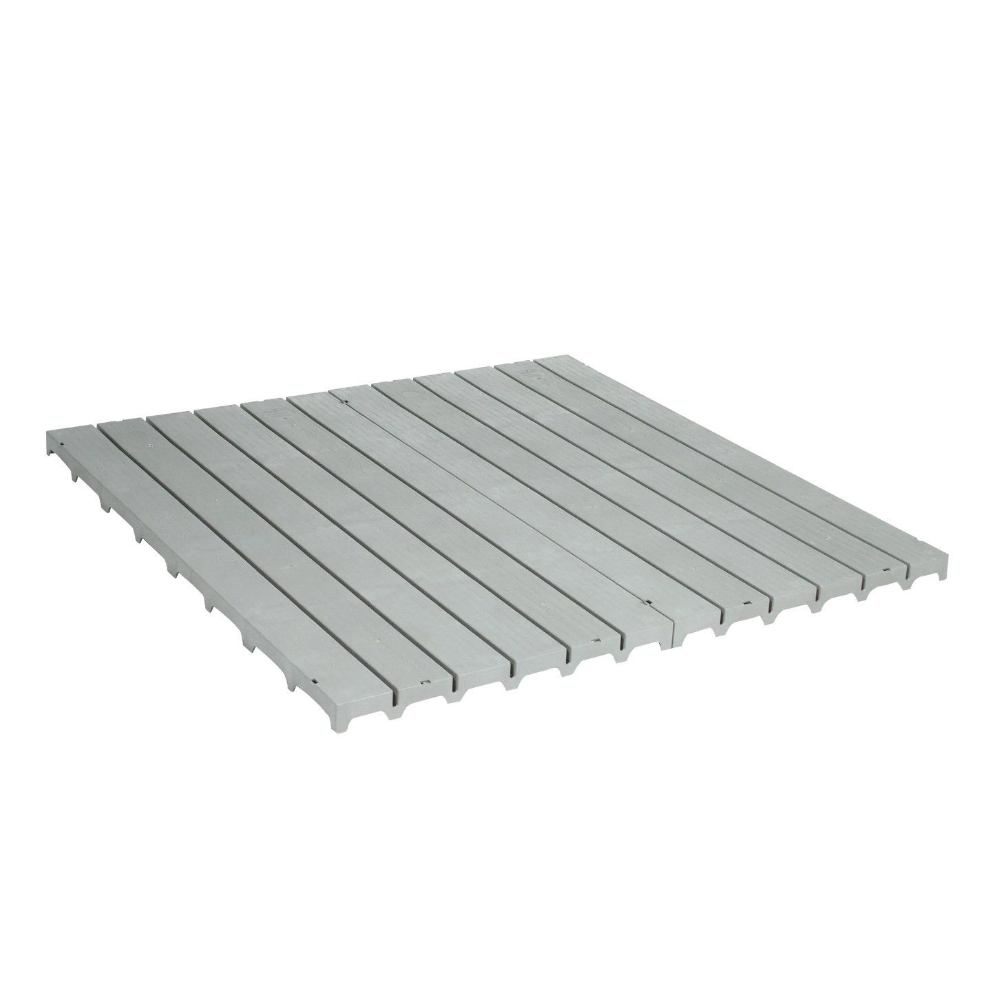 Kennel Deck®,"Gray slatted deck panel"