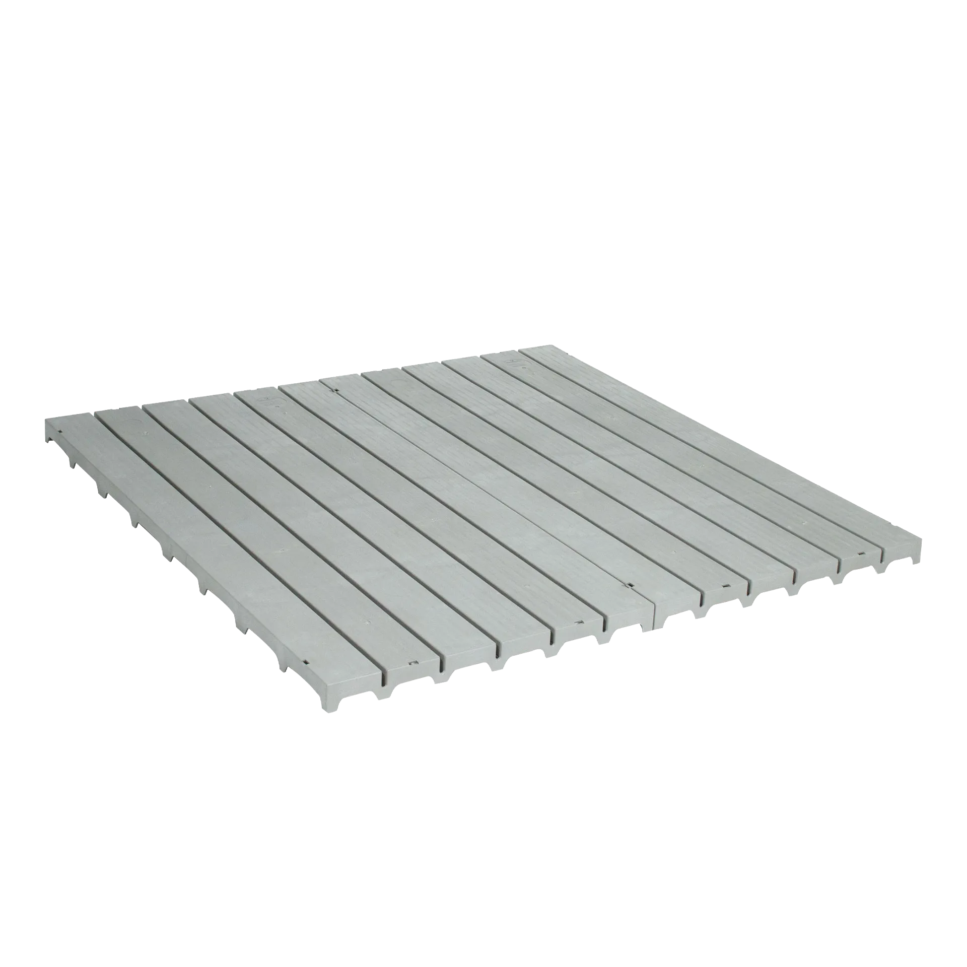 Kennel Deck®,"Gray slatted deck panel"
