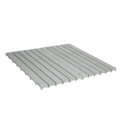 Kennel Deck®,"Gray slatted deck panel"