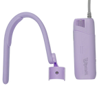 Mini Portable Neck Dryer by TZGroom,"Purple neck dryer with flexible neckband and vented control unit"
