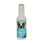 Eye & Ear Wash Spray by Shield,"White spray bottle with clear cap and dog label"