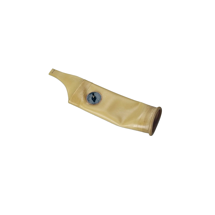 Missouri Style AV (Latex Liner Only),"Tan latex liner with circular valve opening"