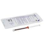 DiaGel® for Dogs, Cats, and Horses,"Gel syringe with orange plunger beside foil pouch"