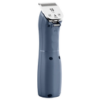 Emerge Clipper Blue by Andis With FREE 8Pc Wide Comb Attachment Bundle by Andis,"Front view of clipper with metal blade"