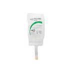 ABT360 Holding Media Adapt with HA,"IV fluid bag with attached tubing and capped connector"