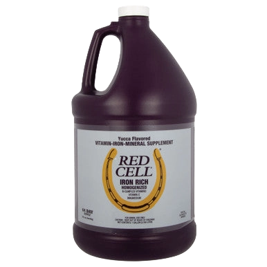 Red Cell®,"Large dark bottle with handle and front label"