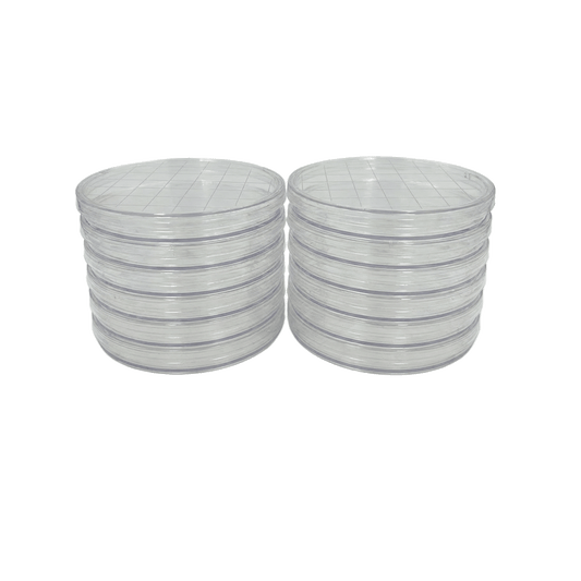 Round Gridded Search Dish with Lid