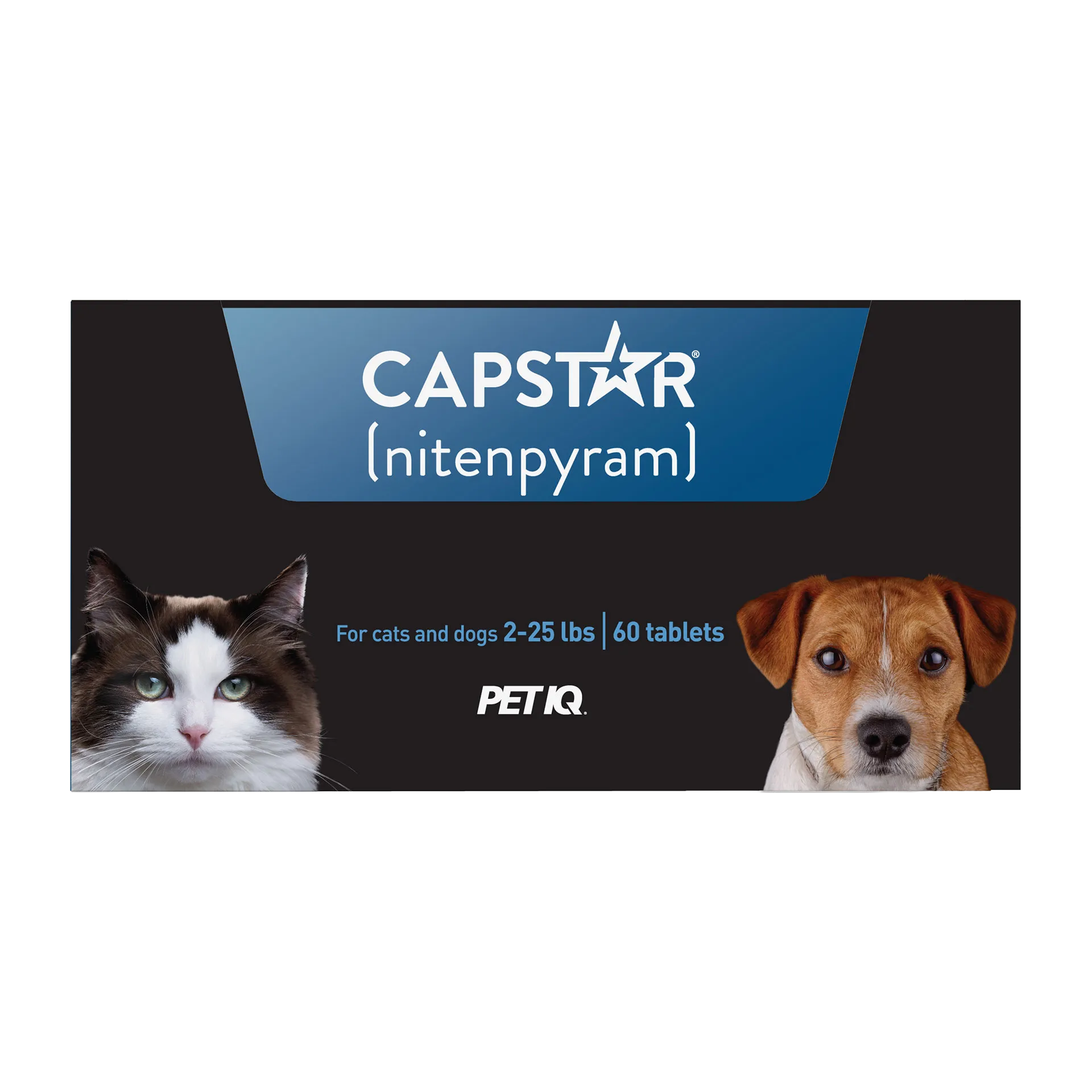 Capstar™,"Front of product box with cat and dog images"
