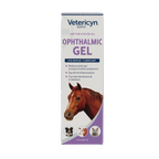 Vetericyn® Plus Animal Ophthalmic Gel,"Front of product box with horse, dog, cow, and cat images"