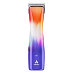 Emerge Lite Clipper Cosmic Crush by Andis,"Cordless hair clipper with orange, white, and purple gradient body"