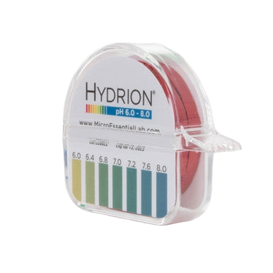 pH Strips Diagger,"Clear plastic dispenser with red test strip roll"