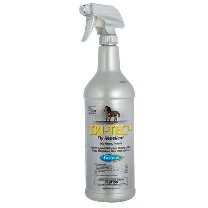 Tri Tec 14™ Fly Repellent + TS,"Silver spray bottle with trigger nozzle"