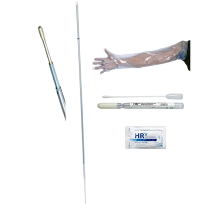 Sterile Culture Kit,"Long swab, collection tube, and clear sleeve glove"