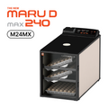 Maru 240D Incubator by Rcom USA,"Black egg incubator cabinet with three trays of eggs"