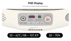 Max-20 DO Incubator by Rcom USA,"Close-up of control panel with digital temperature and humidity display"