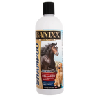 Banixx® Medicated Shampoo,"White bottle with black cap and horse and dog label"