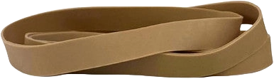 Colorado Latex Rubber Bands,"Tan latex rubber band loop"