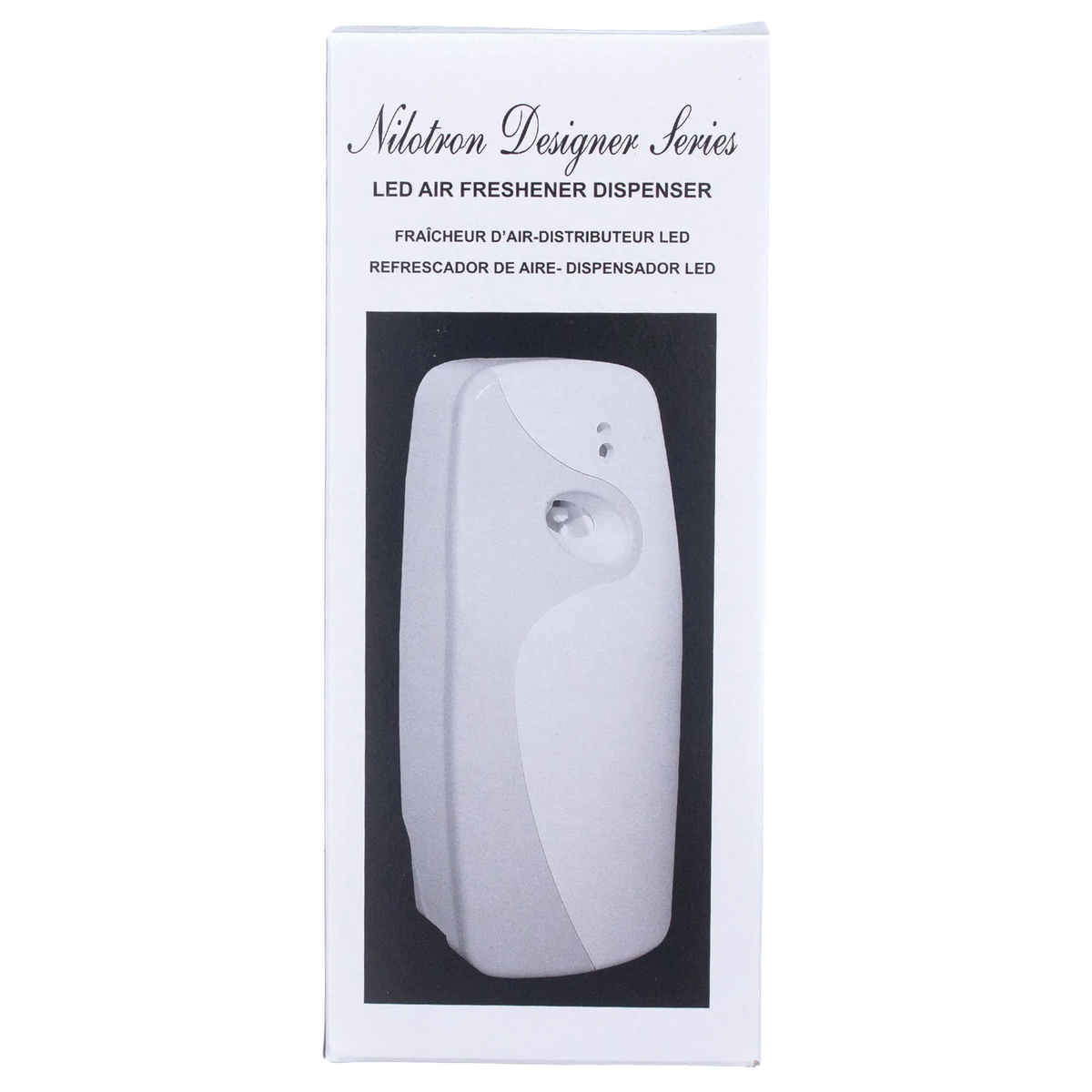 Nilodor Nilotron™ Designer Aerosols,"White wall-mounted air freshener dispenser box"