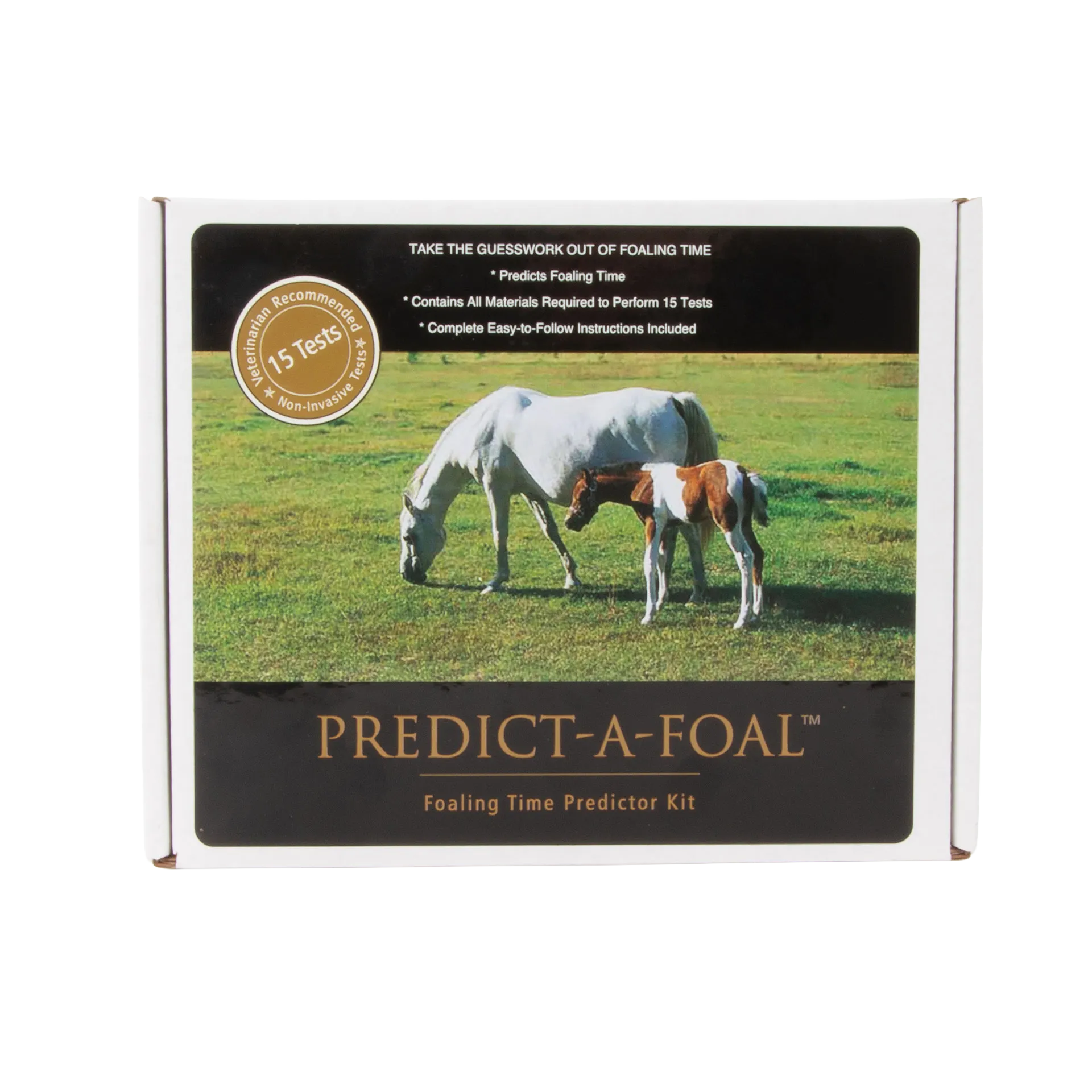 Predict-A-Foal™,"Product box with mare and foal image on front"