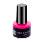 Non-toxic Nail Polish,"Bright pink nail polish bottle with black cap"