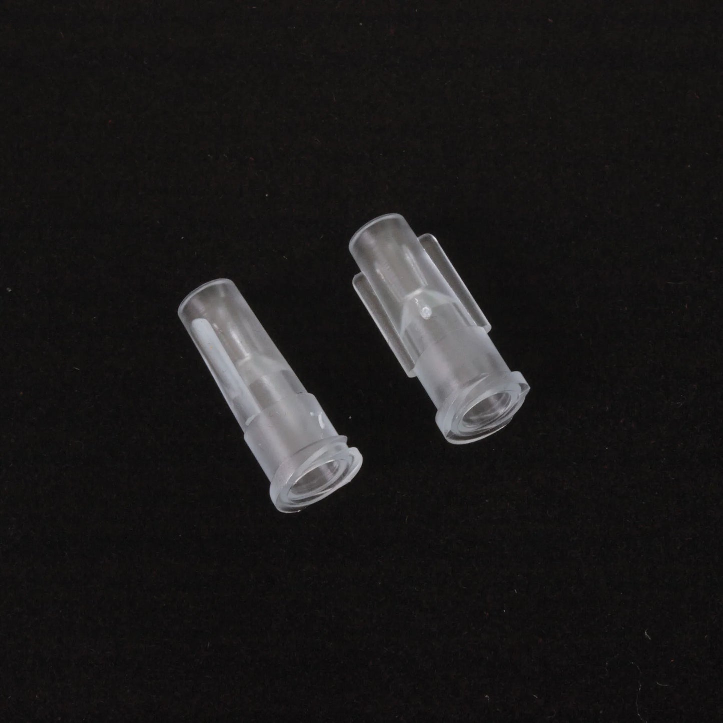 Syringe Cannulas,"Two clear syringe cannulas"