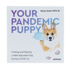 Your Pandemic Puppy,"Book cover with corgi puppy holding a blue face mask"