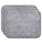 Puppywarmer Fleece Inserts,"Stack of three gray fleece pad inserts"