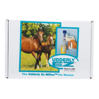 Udderly EZ Horse Milker,"Product box with horse photo and milker device image"