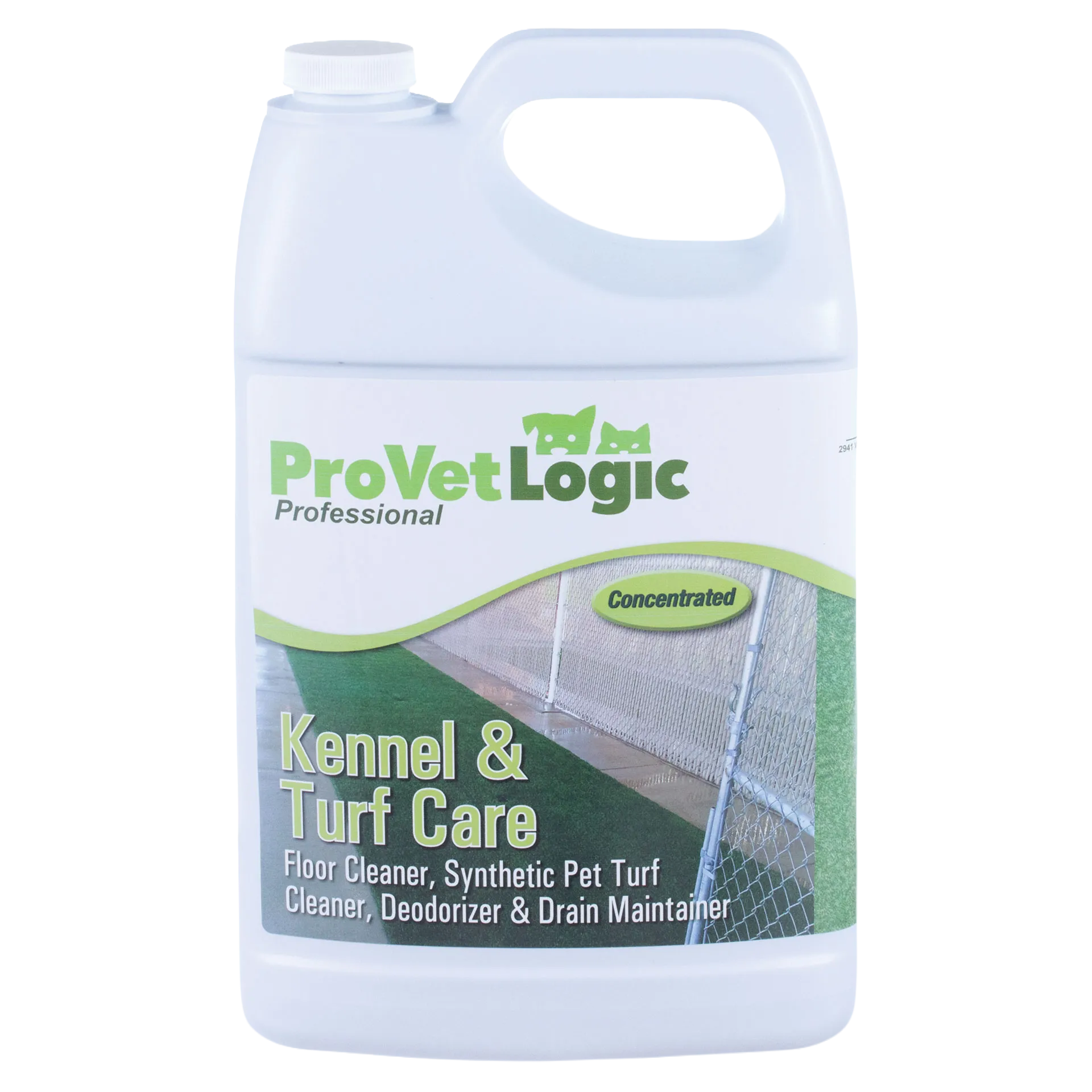 Kennel & Turf Care,"White gallon jug with handle and screw cap"