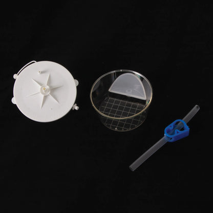 EZ Way Filter,"Filter set with white lid, clear chamber, and tube with blue clip"