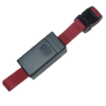 Super Hush Puppy Progressive Sonic Collar,"Red adjustable collar with black rectangular module"