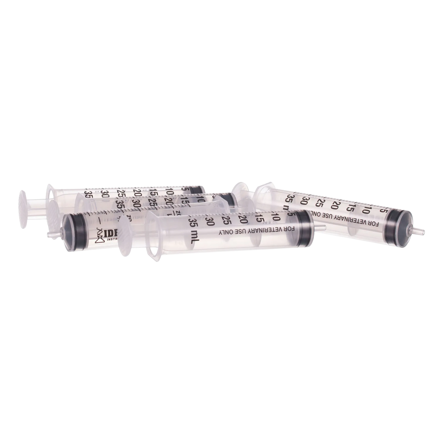 Large Syringes without Needles,"Five clear syringes without needles angled together"