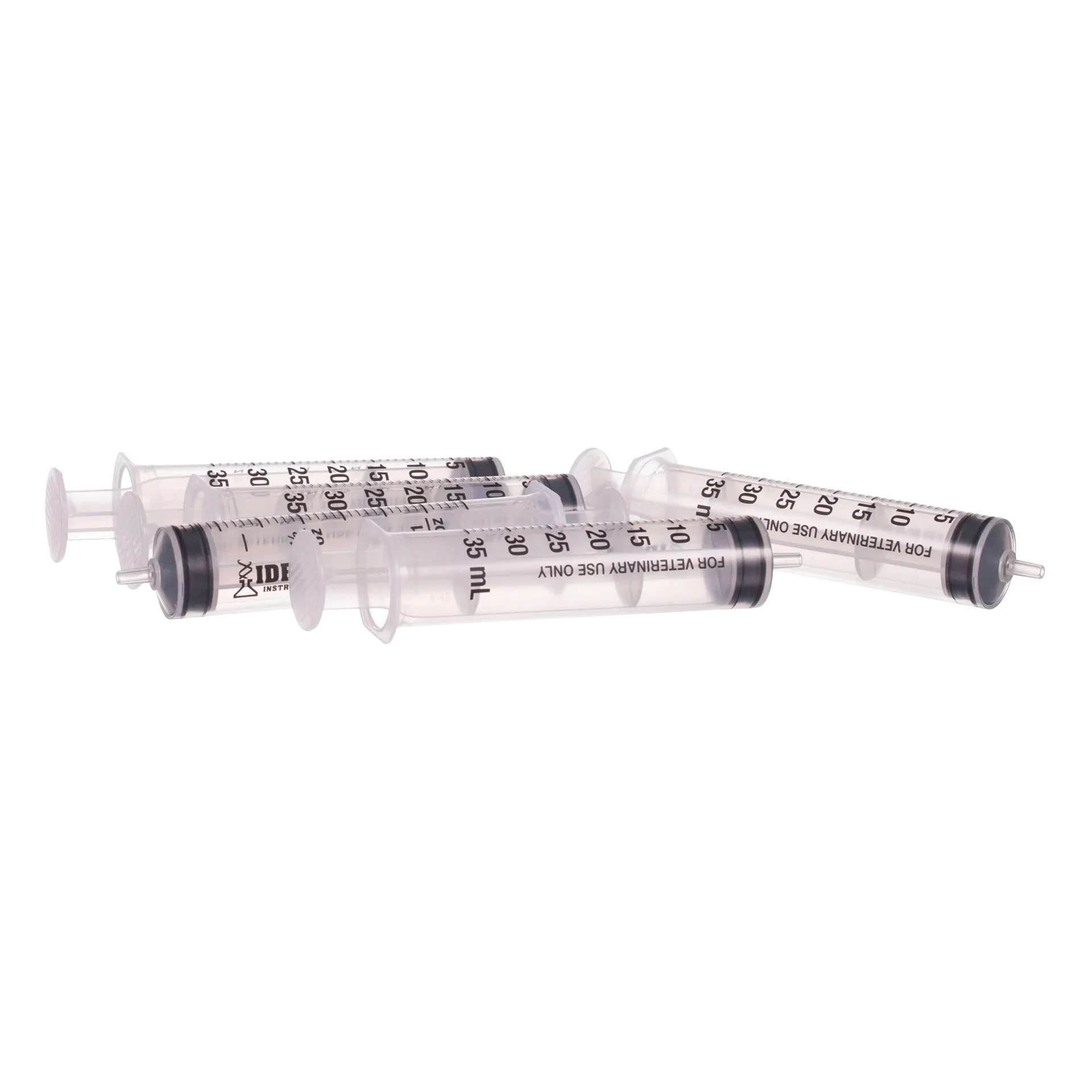 Large Syringes without Needles,"Five clear syringes without needles angled together"