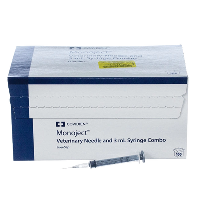 3cc MonoJect™ Syringes with 25 gauge Needles