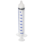 Puppywamer Latchons Syringe Nipple Feeders,"Clear 35 ml syringe with attached nipple tip"