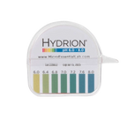 pH Strips Diagger,"Round clear plastic dispenser with color chart"