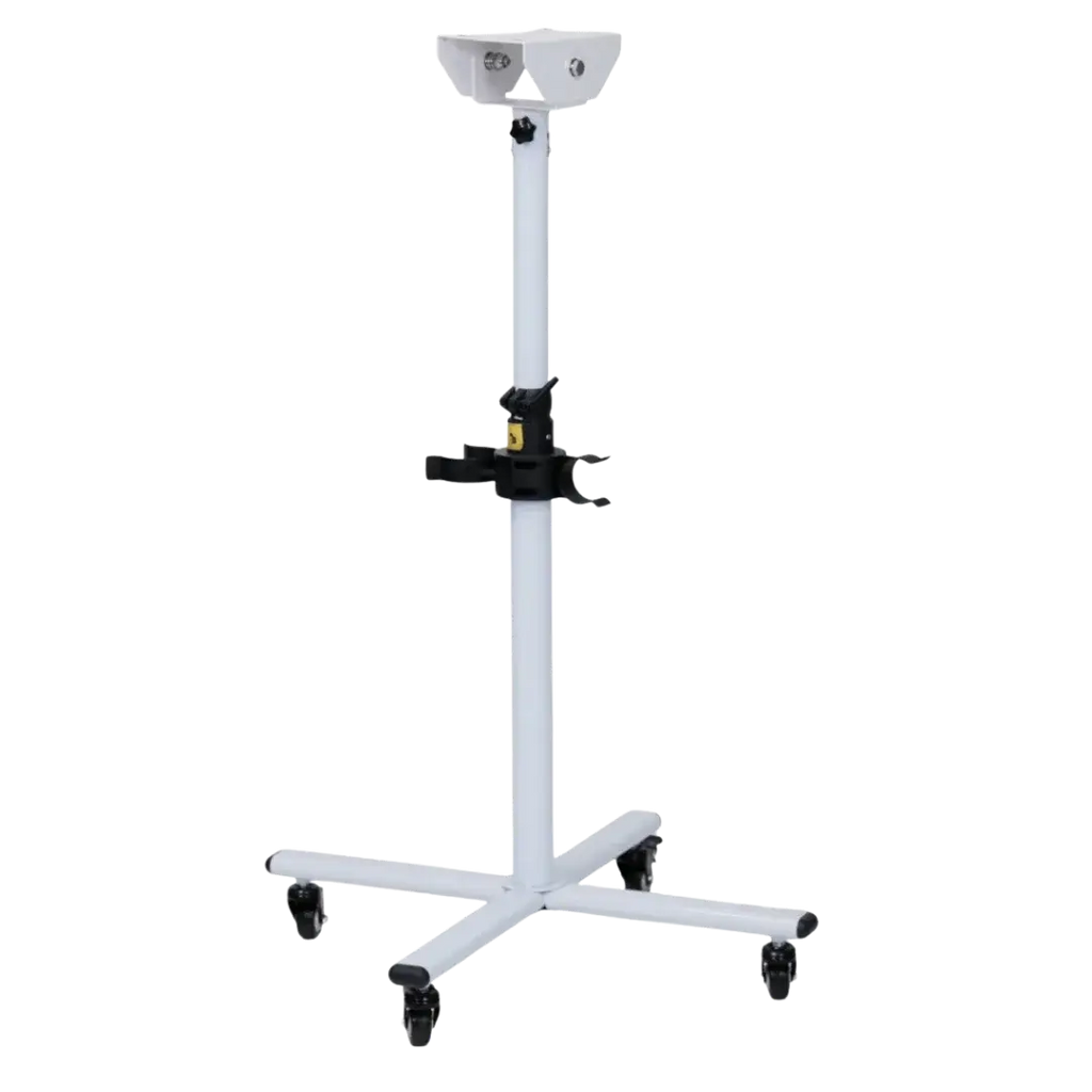Duo-Sprint Dryer with Movable Dryer Stand by Waggz,"White rolling dryer stand with adjustable center clamp"
